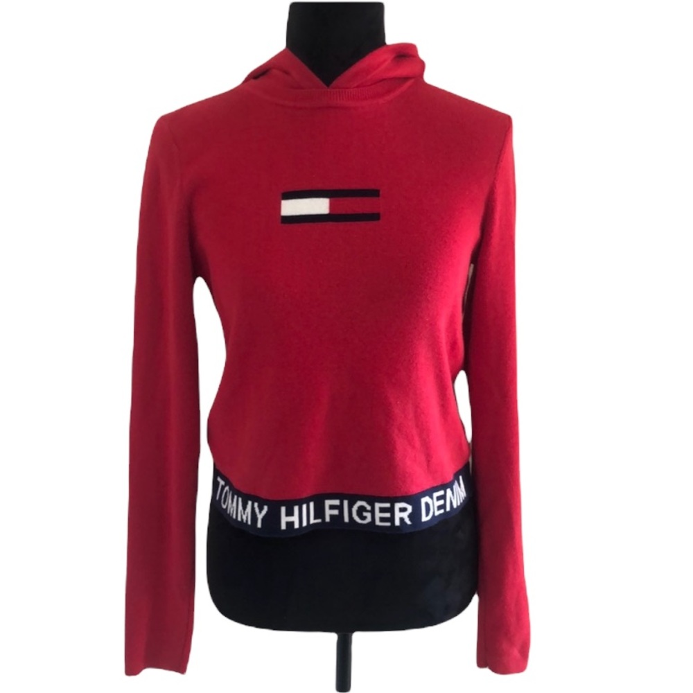 TOMMY HILFIGER DENIM RED SWEATER / SWEATSHIRT NWOT